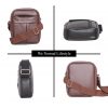 PU Leather Sling Bag Small - www. wenomad.in - All - brown